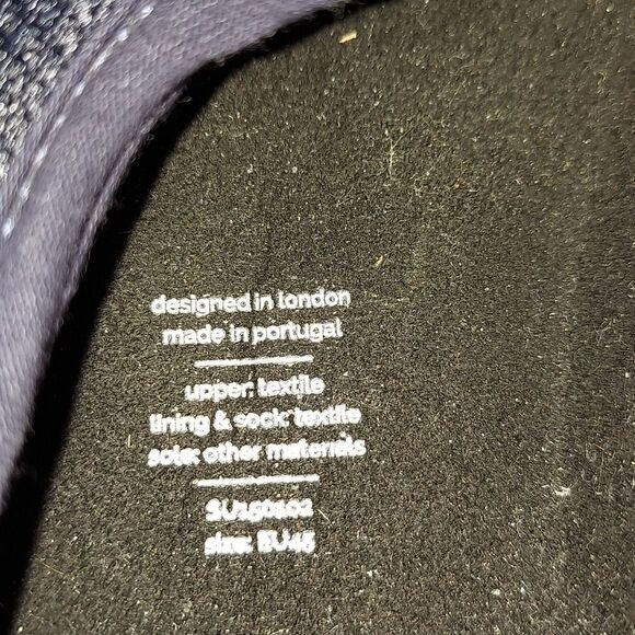 Mahabis Summer Slippers Navy Blue Mesh Sz 45 - Picture 8 of 11